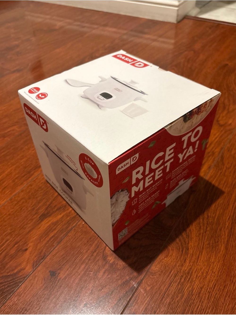 Ash White Mini Rice Cooker - Compact 2-Cup - Picture 3 of 5